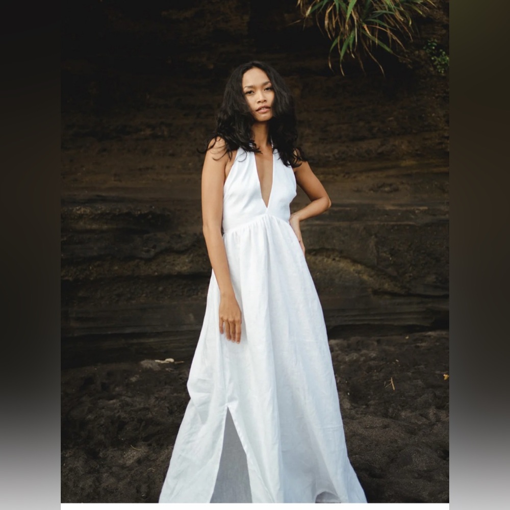 Aura Maxi Halter Dress - Size S